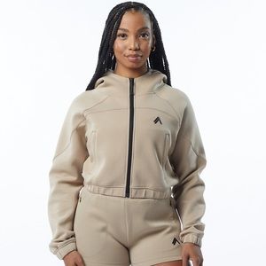 Alphalete Elmts Full-Zip Crop Jacket